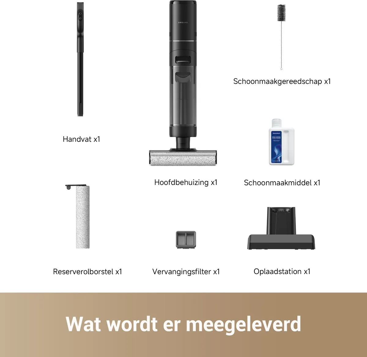 Dreame G10 Pro Stofzuiger - 16.000 Pa Lichtgrijs