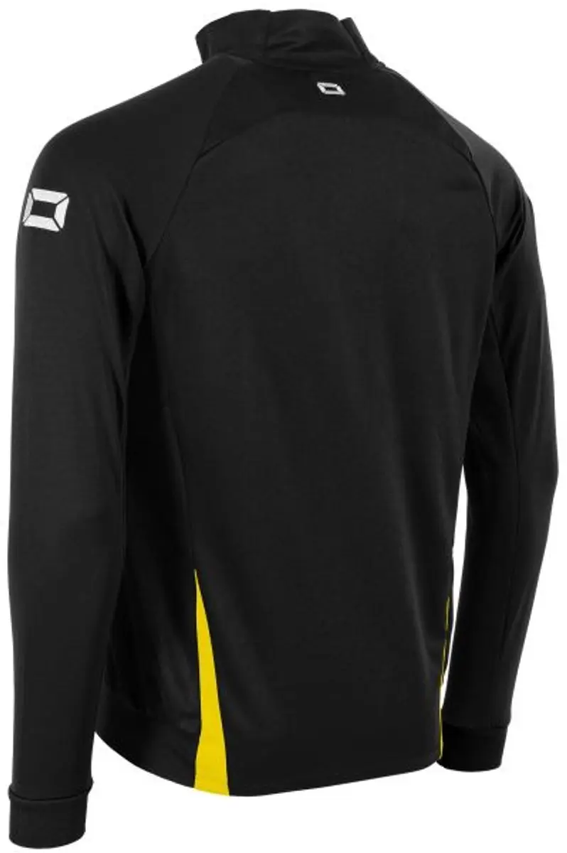 Stanno Stadio Full Zip Top - Maat L - Zwart/Geel