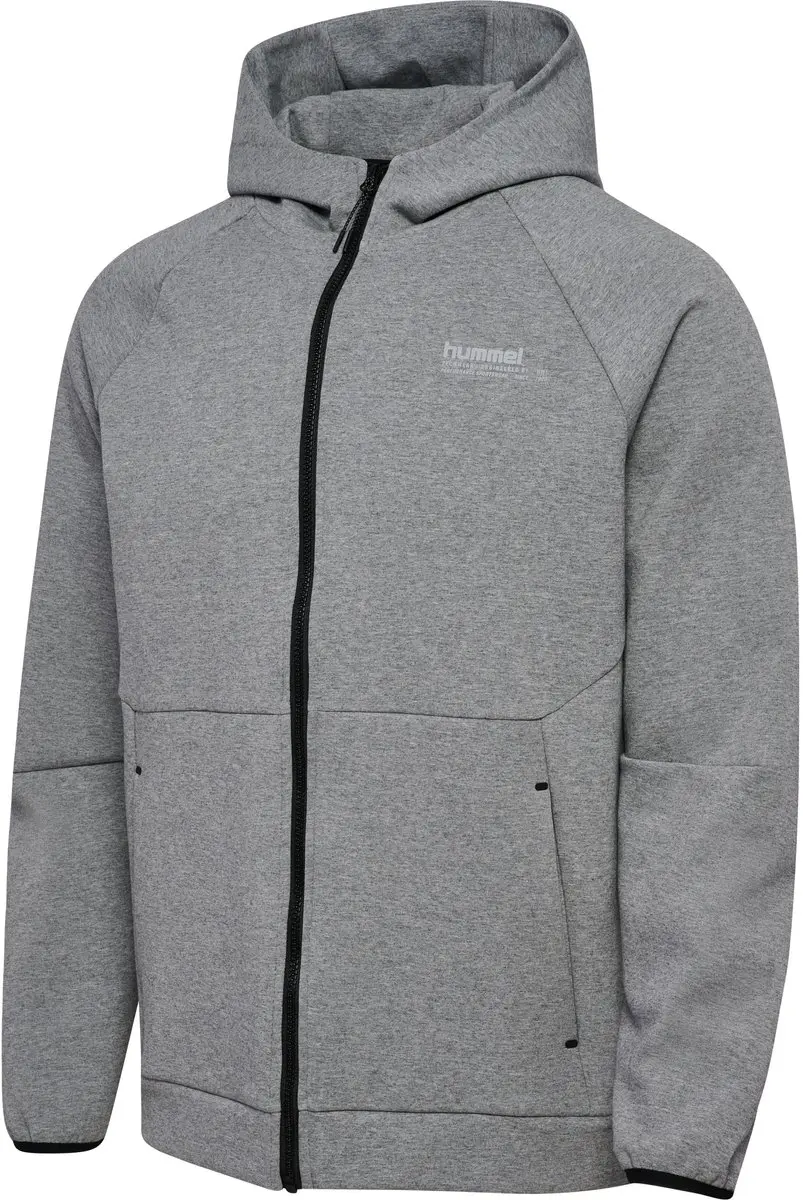Hummel Tech Fleece Regular Zip Sweater Heren - Grijs