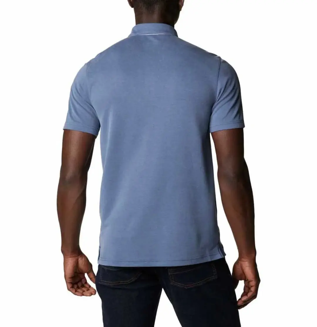 Columbia Nelson Point Polo Heren - Blauw - XXL