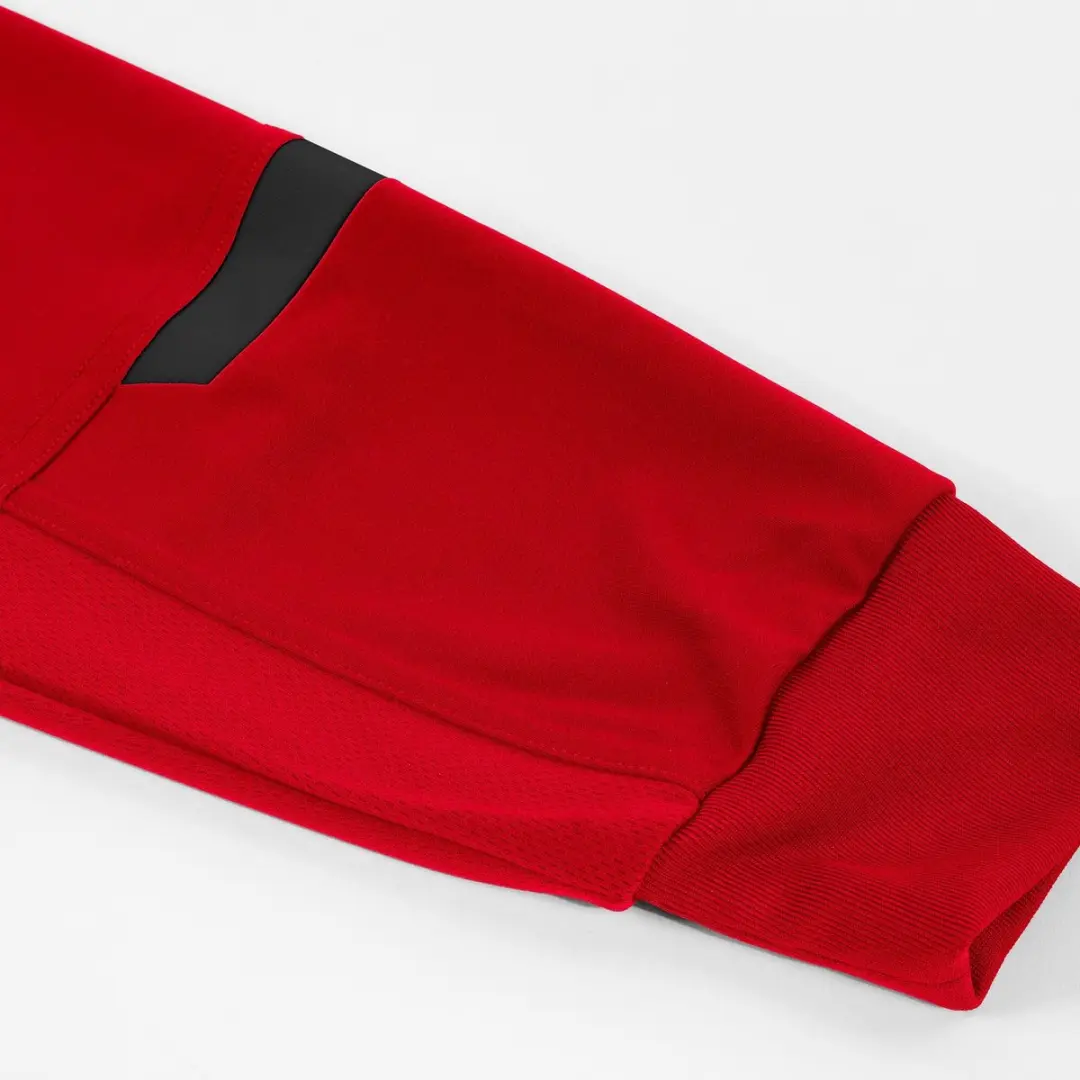 Hummel Fyn Voetbalshirt Lange Mouw Kinderen 116 - Rood/Zwart
