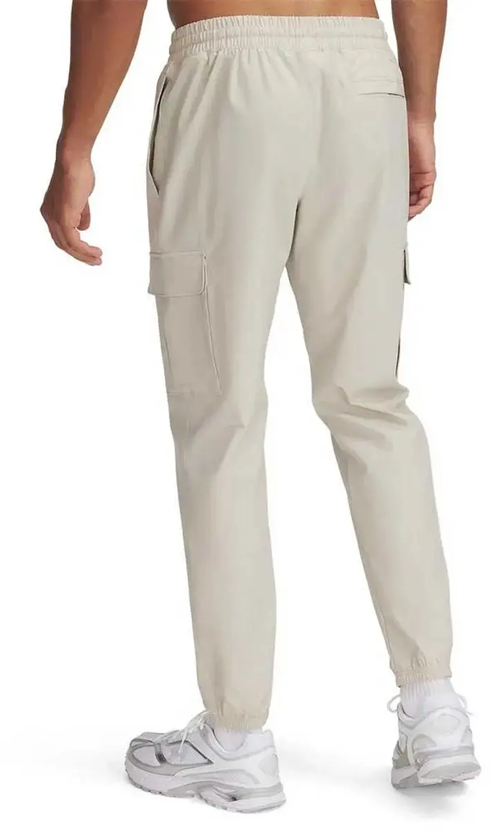 Under Armour UA Vibe Woven Cargo Pants - Heren Sportbroek S - Khaki/Zwart