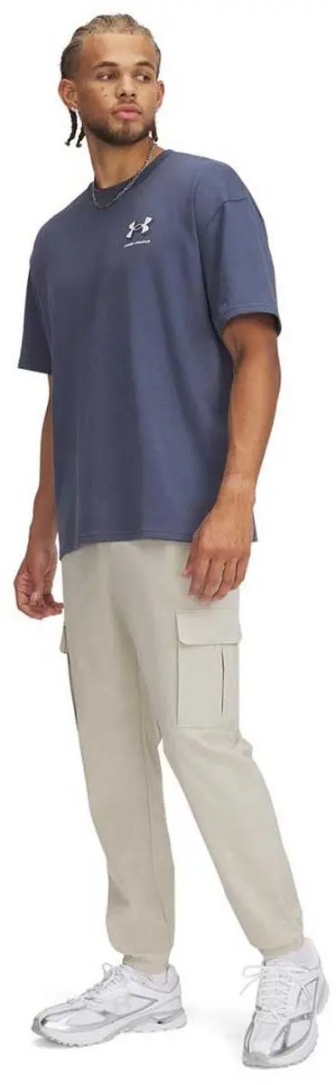 Under Armour UA Vibe Woven Cargo Pants - Heren Sportbroek S - Khaki/Zwart
