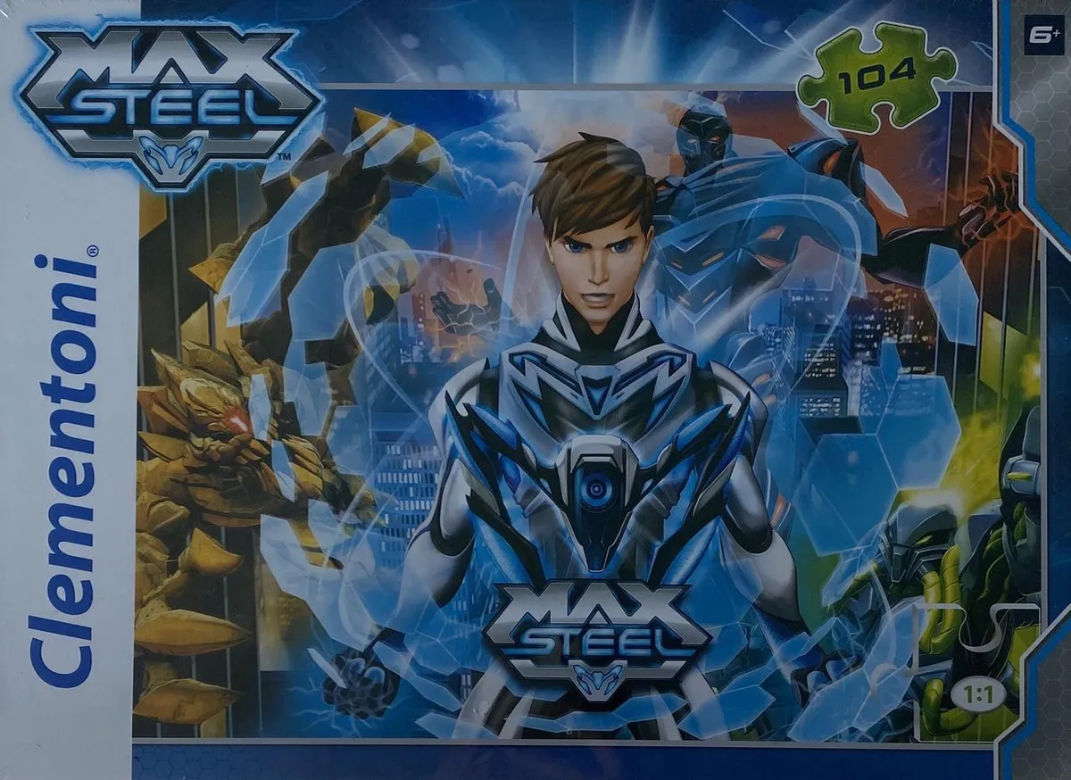 Clementoni Max Steel Puzzel 104 Stukjes