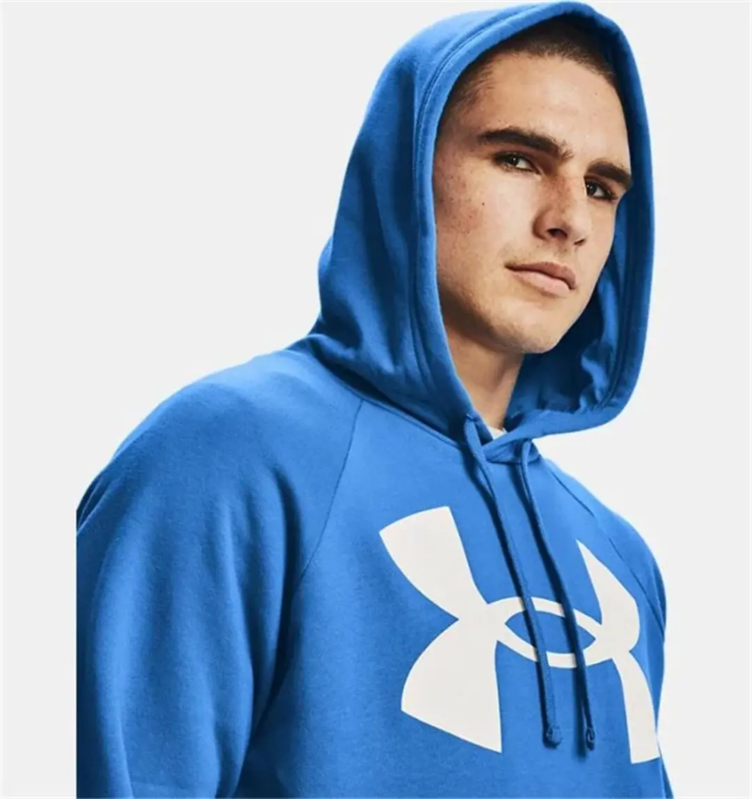 Under Armour Rival Big Logo Hoodie - Blauw - afbeelding 6 van 6