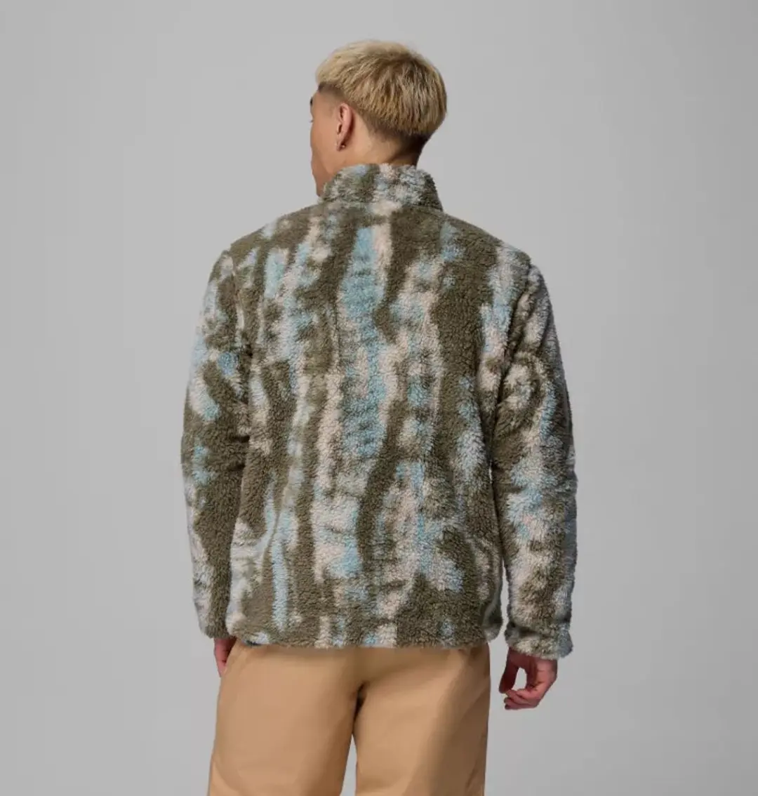 Columbia Winter Pass Reversible Sherpa Fleece Jacket - Stone Green