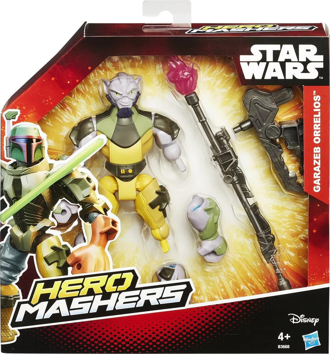 Star Wars Hero Mashers Garazeb Orrelios - 1 Figuur - afbeelding 6 van 6
