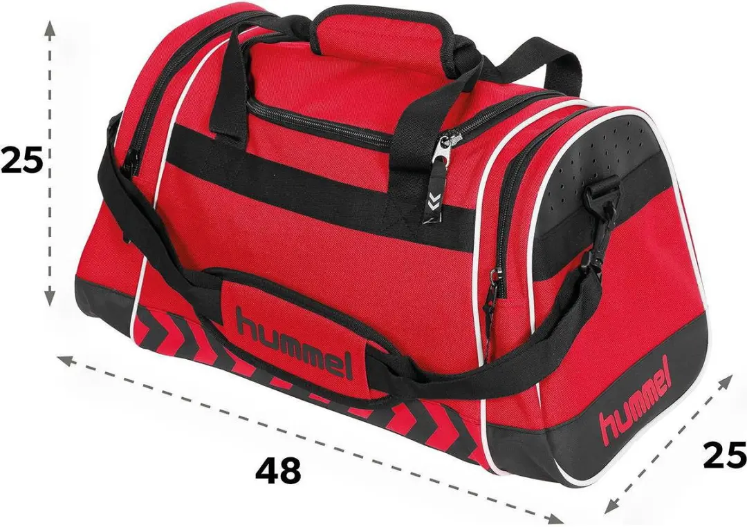 Hummel Sheffield Sporttas - Maat S - Rood