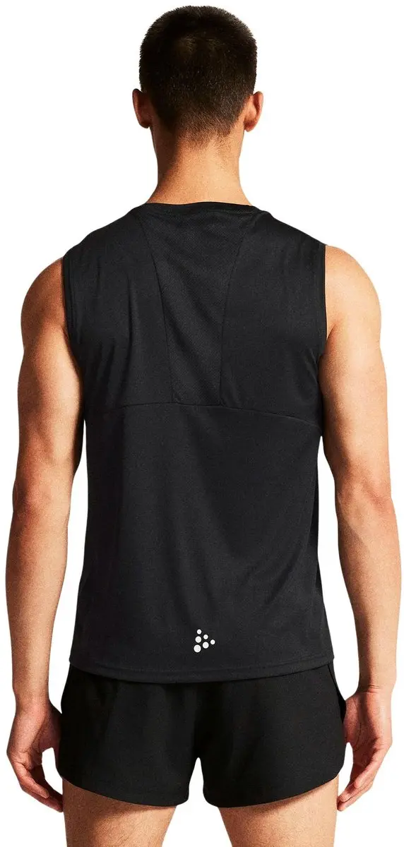 Craft Rush 2.0 Heren Singlet - XL - Zwart
