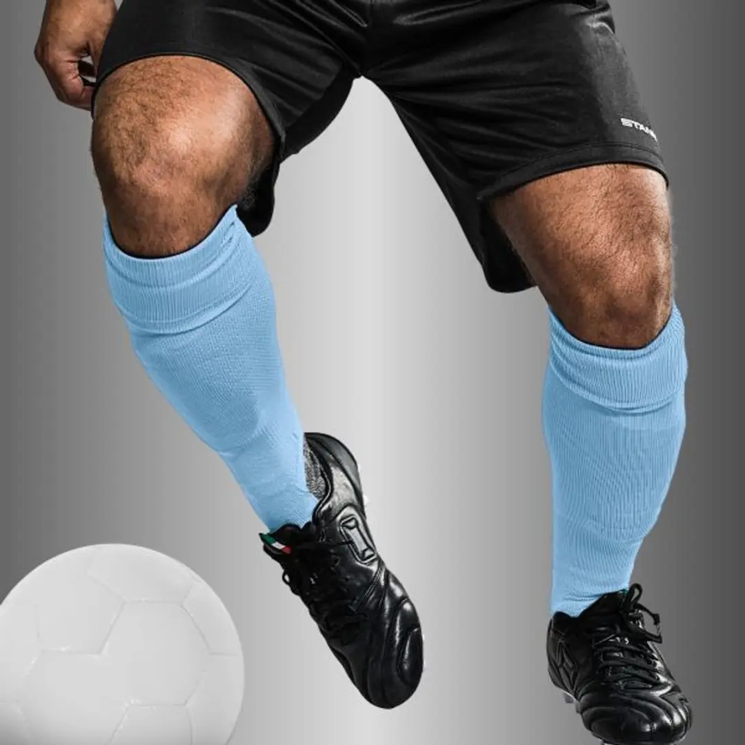 Stanno Uni Pro Sock Voetbalsokken 25-29 - Lichtblauw