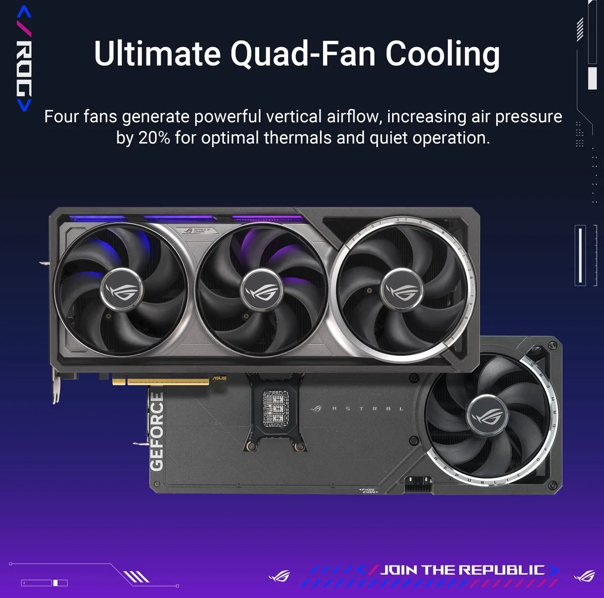 ASUS ROG Astral RTX 5080 O16G Videokaart - 16GB GDDR7