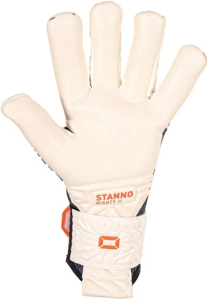 Stanno Mighty Keepershandschoenen II - Maat 8 - Grijs/ Oranje