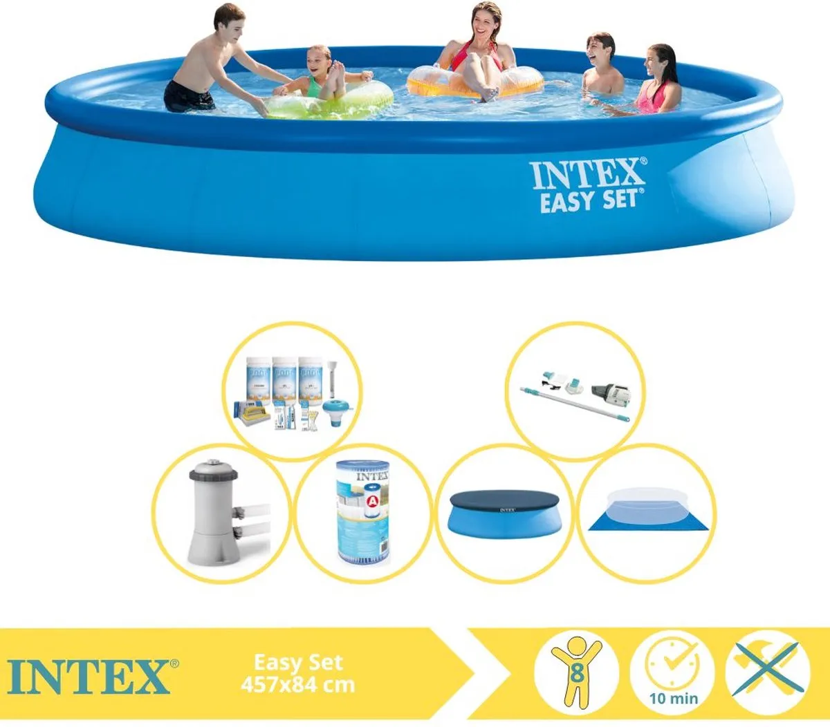 Intex Easy Set Zwembad 457x84cm