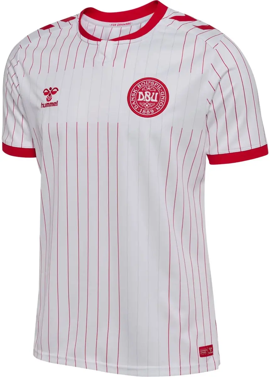 hummel Denemarken Coupe du Monde 2026 Buitenmaillot - L - Wit