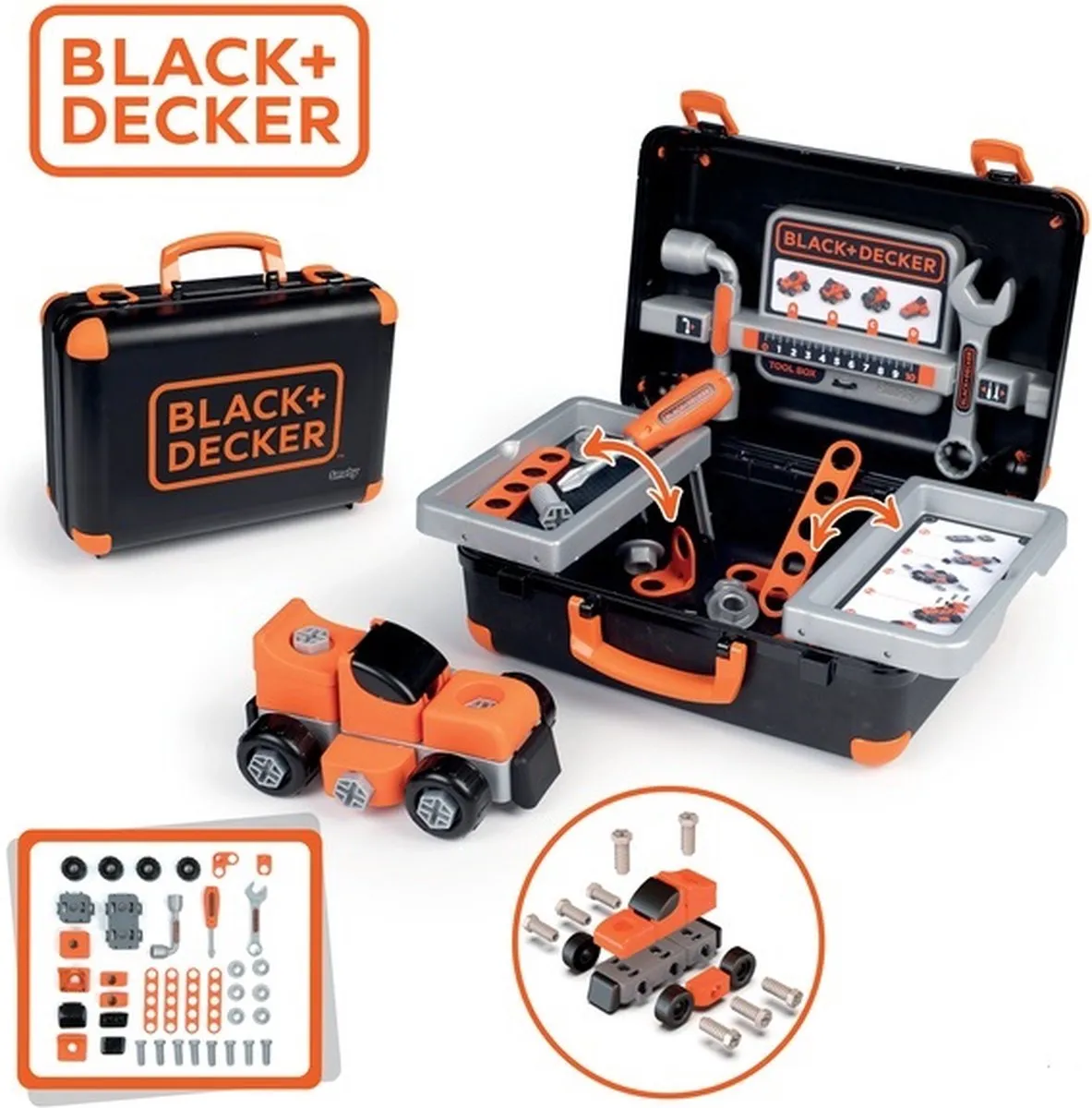 Smoby Black+Decker Speelgoed Gereedschapskoffer