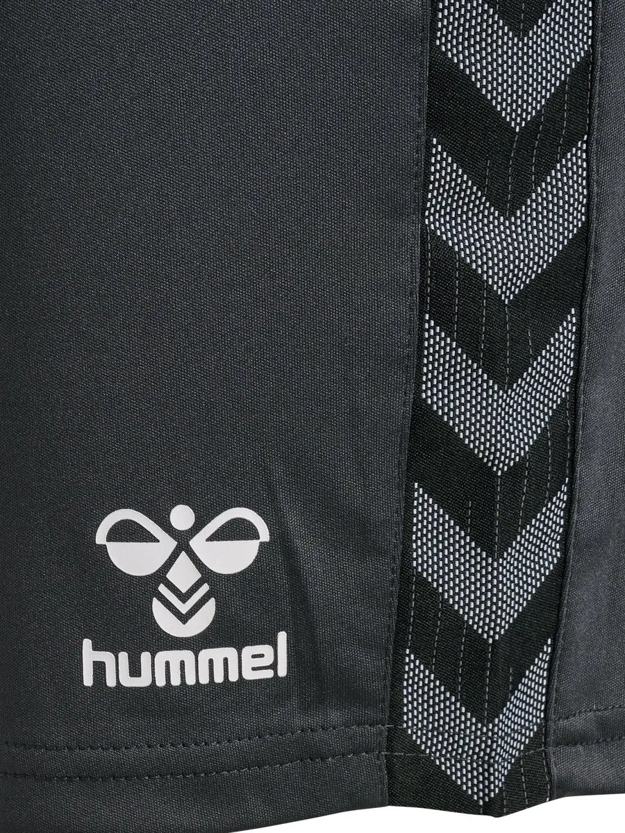 Hummel Authentic Pl Shorts Woman 219972 - Dames Sportshort M - Asphalt
