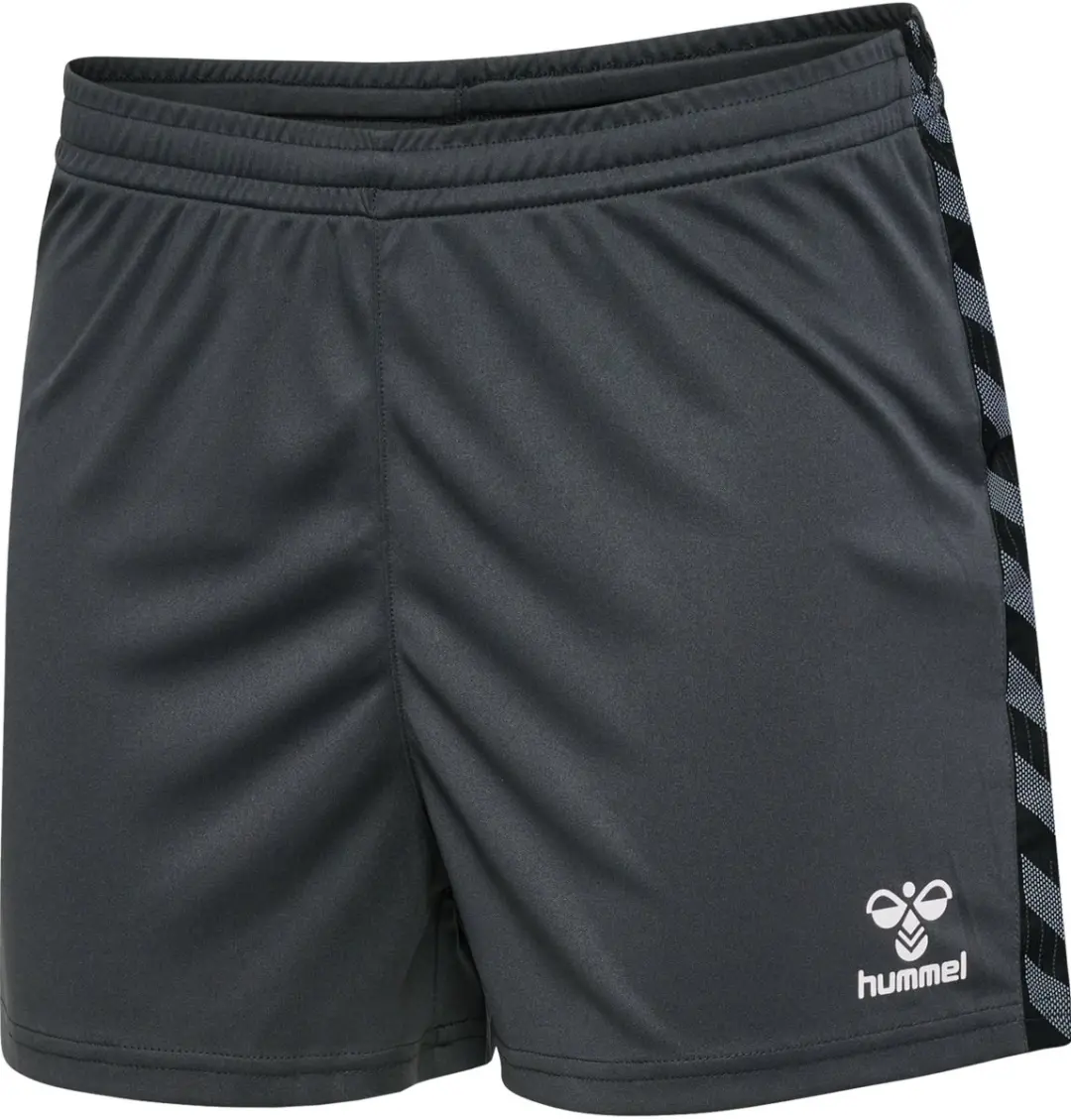 Hummel Authentic Pl Shorts Woman 219972 - Dames Sportshort M - Asphalt