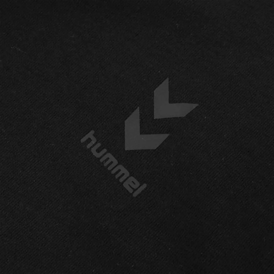 Hummel Ground Hooded Full Zip Sweat Top 128 - Zwart