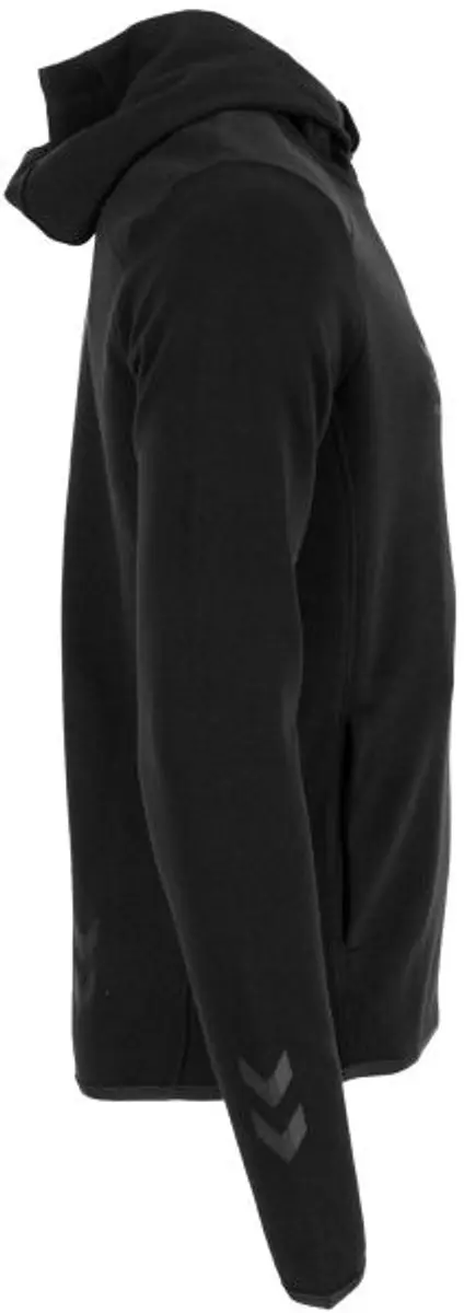 Hummel Ground Hooded Full Zip Sweat Top 128 - Zwart - afbeelding 6 van 6