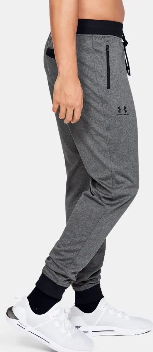 Under Armour Sportstyle Jogger Heren - Grijs/Zwart M
