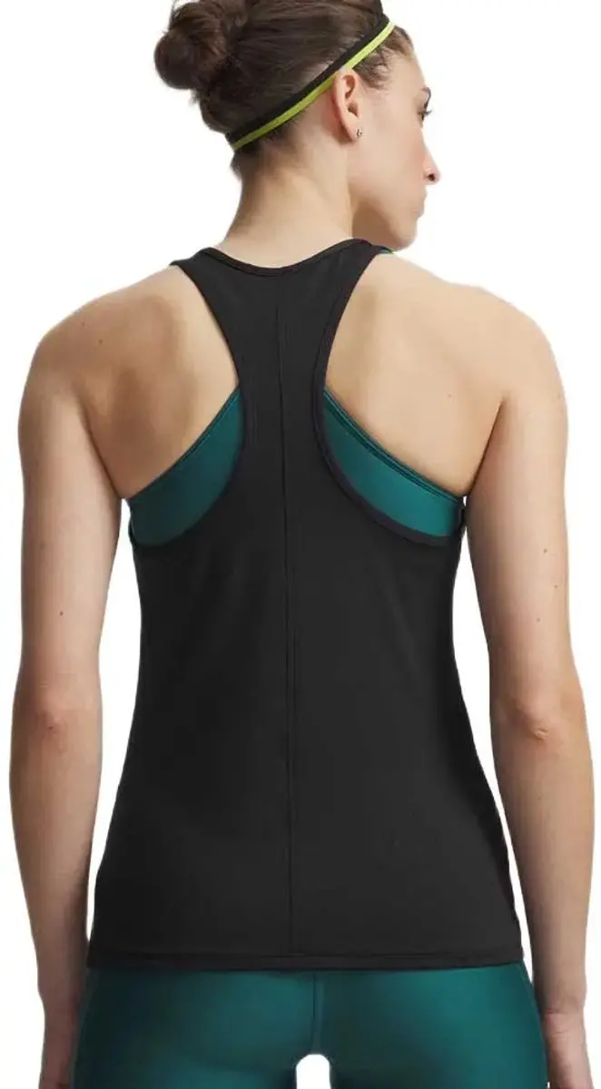 Under Armour Tech Mesh Racer Tank Dames T-shirt - Zwart
