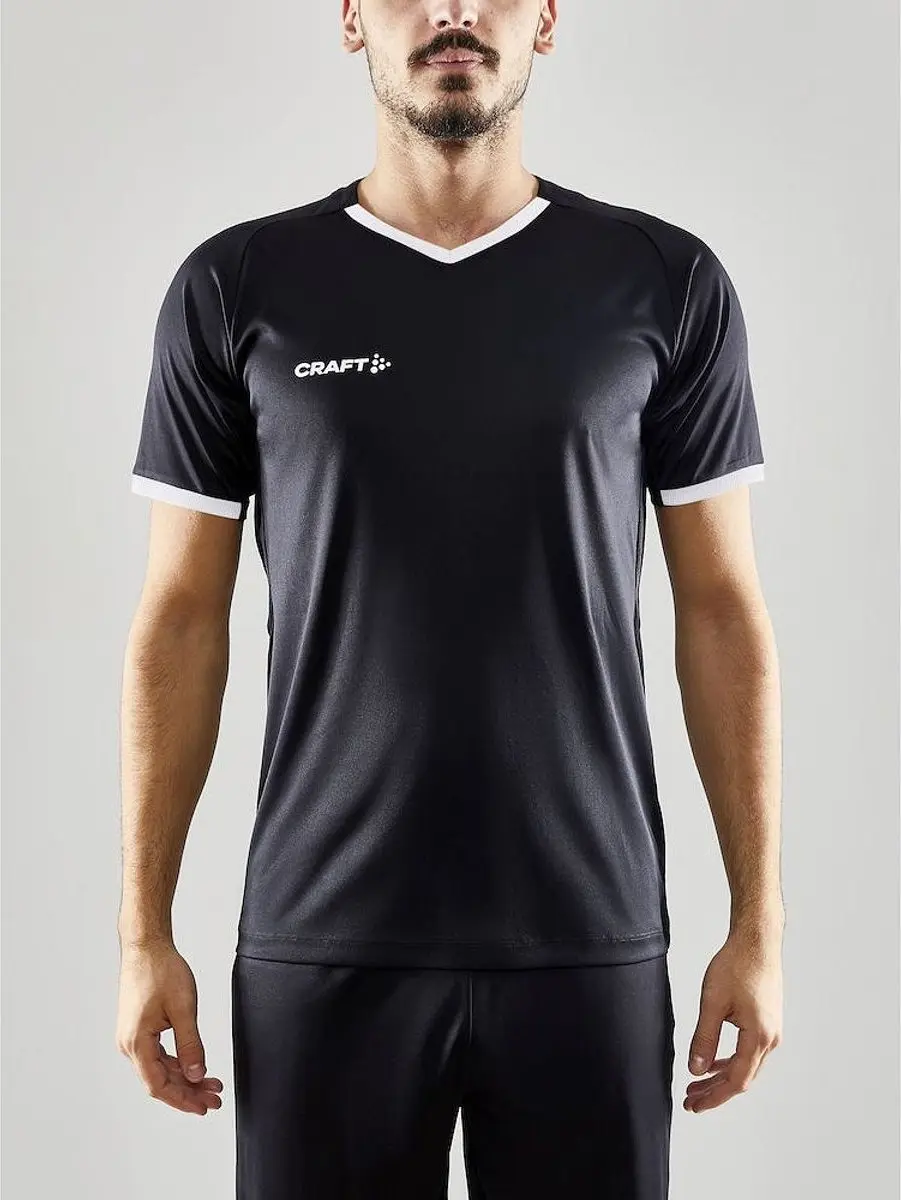 Craft Progress 2.0 Shirt Korte Mouw Heren - M - Zwart