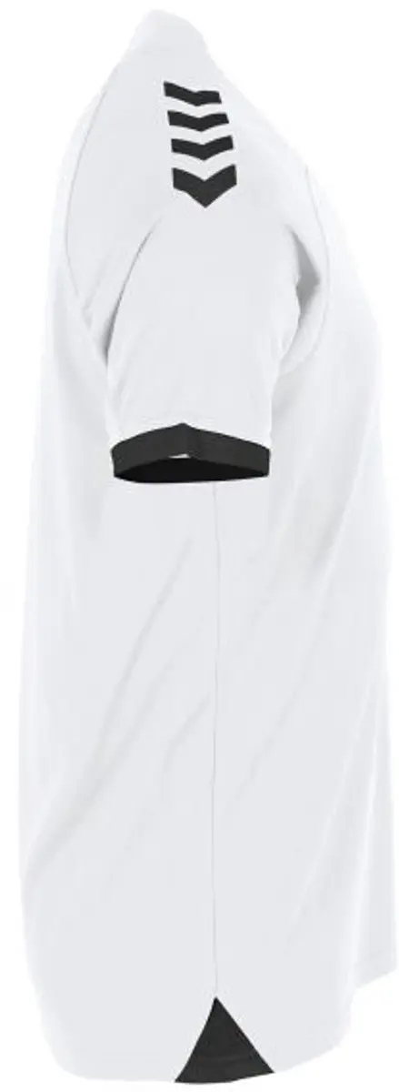 Hummel Fyn Shirt Korte Mouw Kinderen 164 - Wit/Zwart