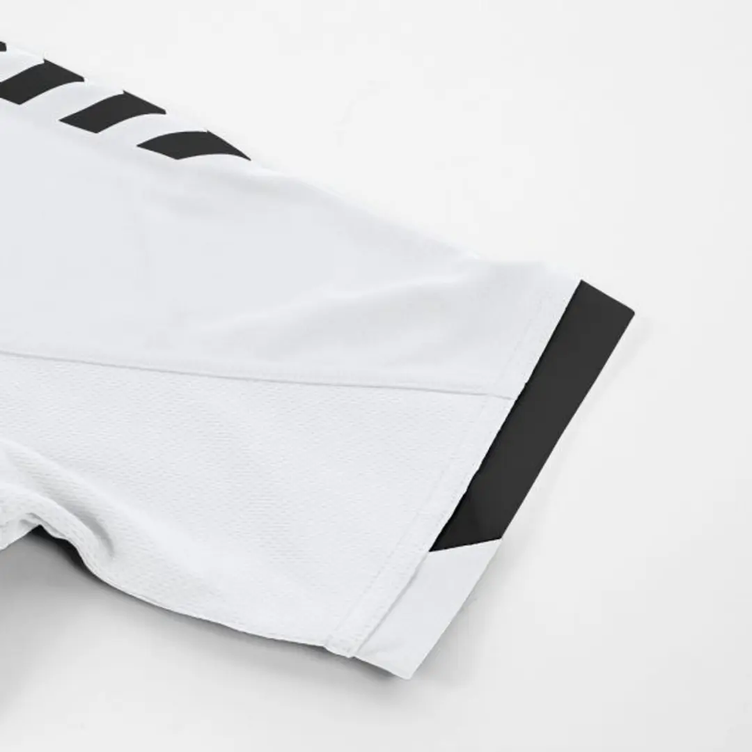 Hummel Fyn Shirt Korte Mouw Kinderen 164 - Wit/Zwart