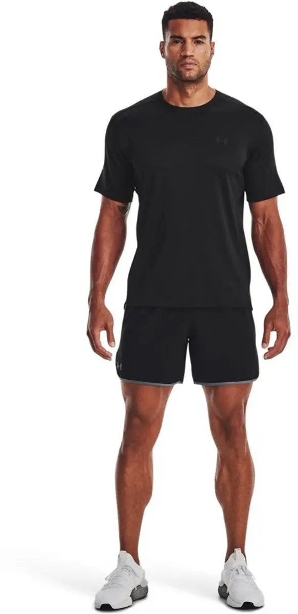 Under Armour Tech Vent Shirt Heren - L - Zwart