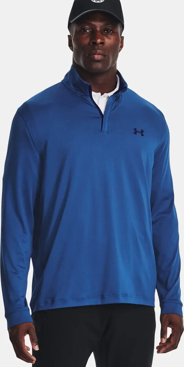 Under Armour Playoff 2.0 1/4 Zip - Blauw Mirage/Midnight Navy