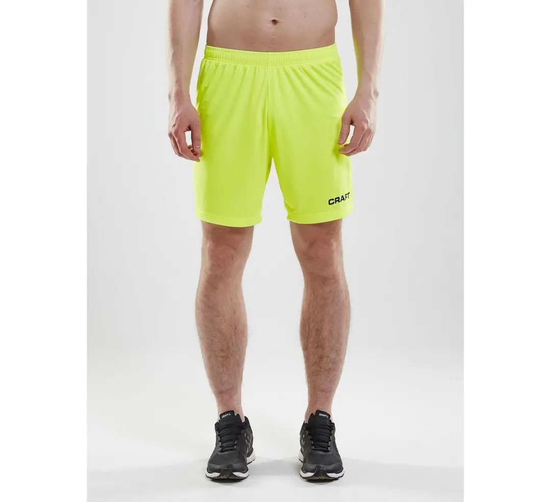 Craft Squad Keepersshort Sportbroek L - Geel