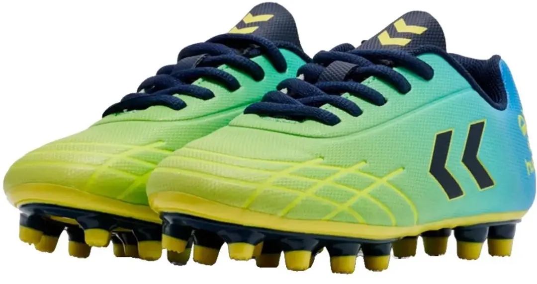 Hummel Top Star FG Junior Voetbalschoenen - Geel/Blauw EU 31