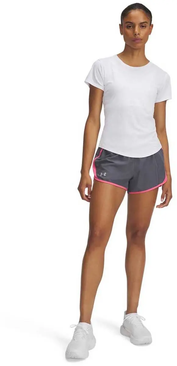 Under Armour UA Fly By 3 Shorts - Castlerock Roze - S