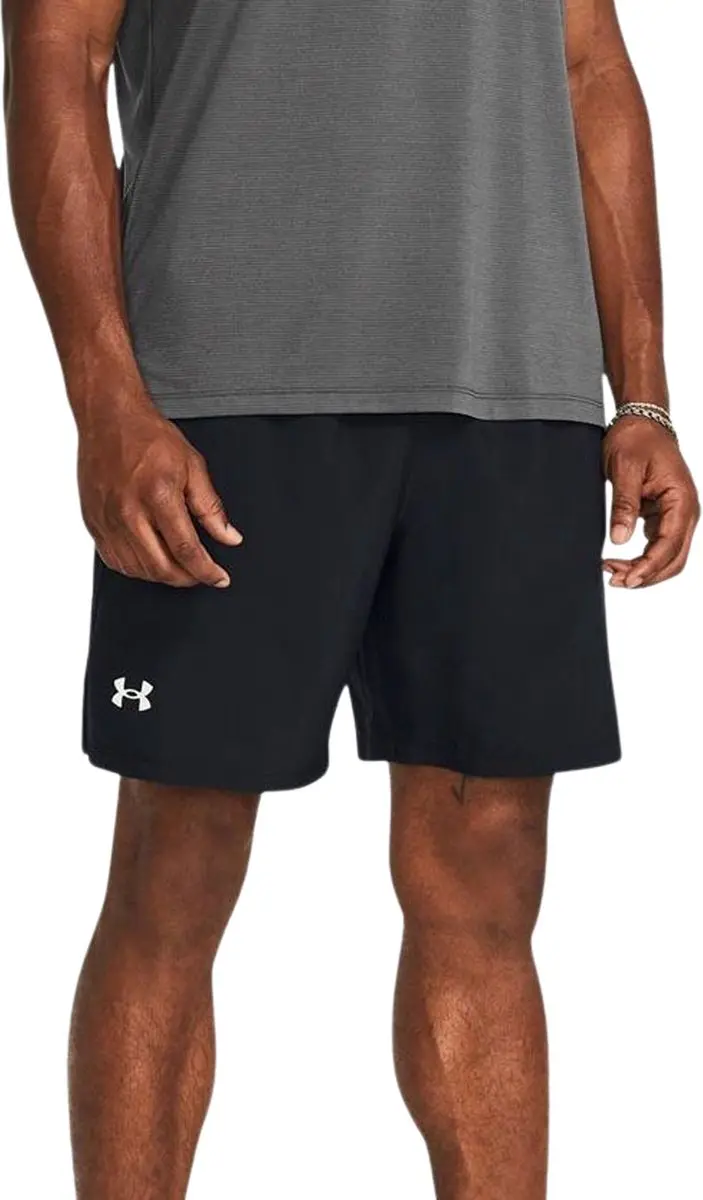Under Armour UA LAUNCH 7'' Shorts Heren Joggingbroek 1382620-001 - Zwart/Wit