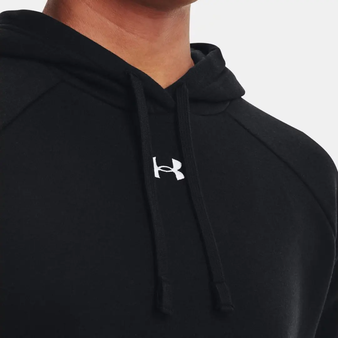 Under Armour UA Rival Fleece Hoodie Dames - Zwart/Wit M
