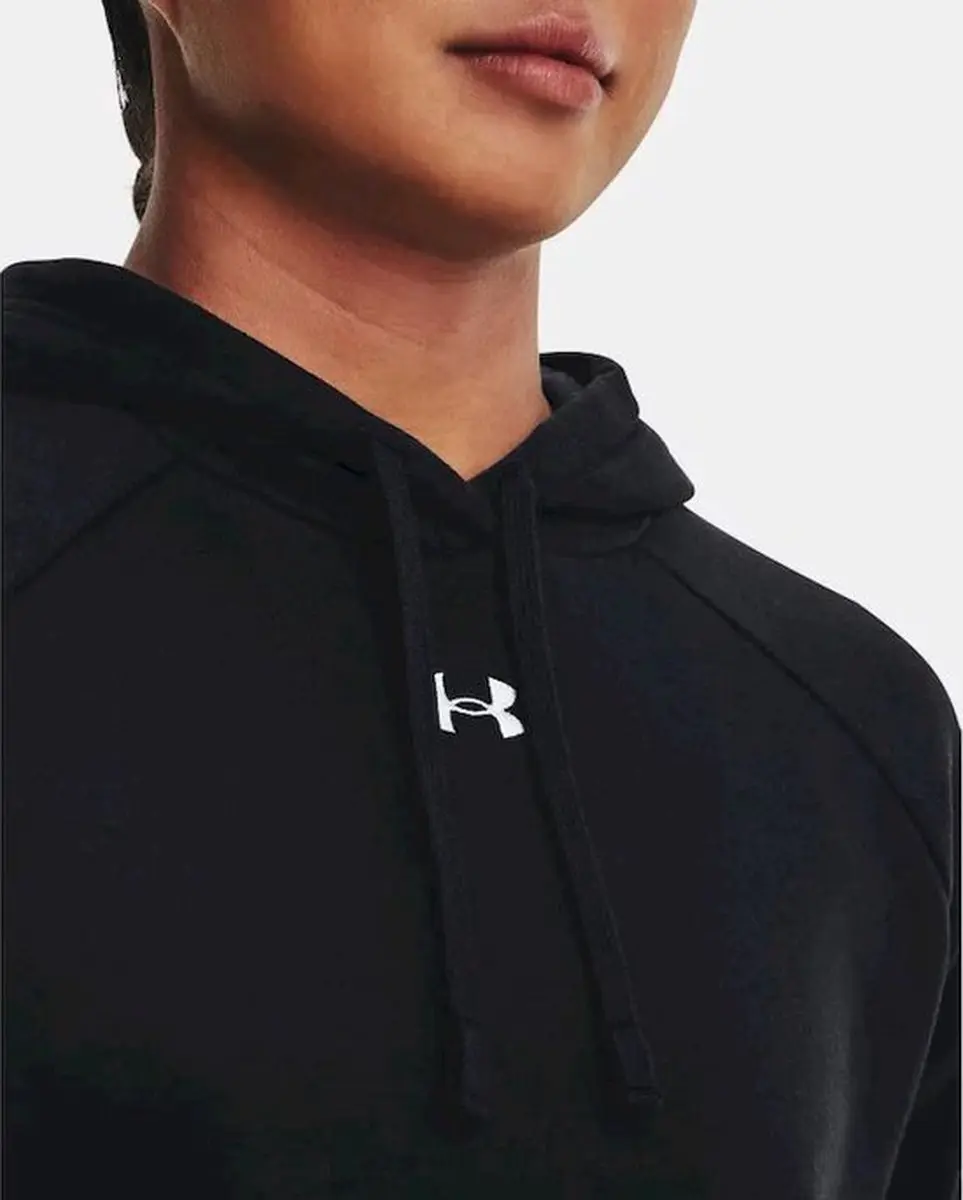 Under Armour UA Rival Fleece Hoodie Dames - Zwart/Wit M