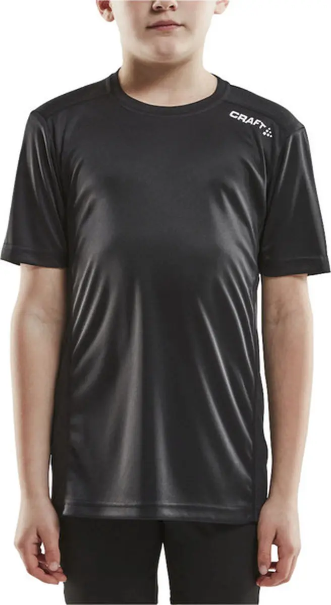 Craft Rush Running T-Shirt Kinderen 158/164 - Zwart - afbeelding 6 van 6