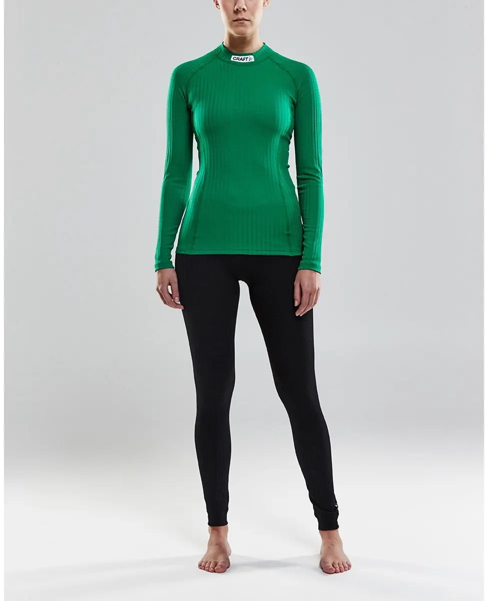 Craft Progress Baselayer Shirt Dames - Lange mouw M - Groen