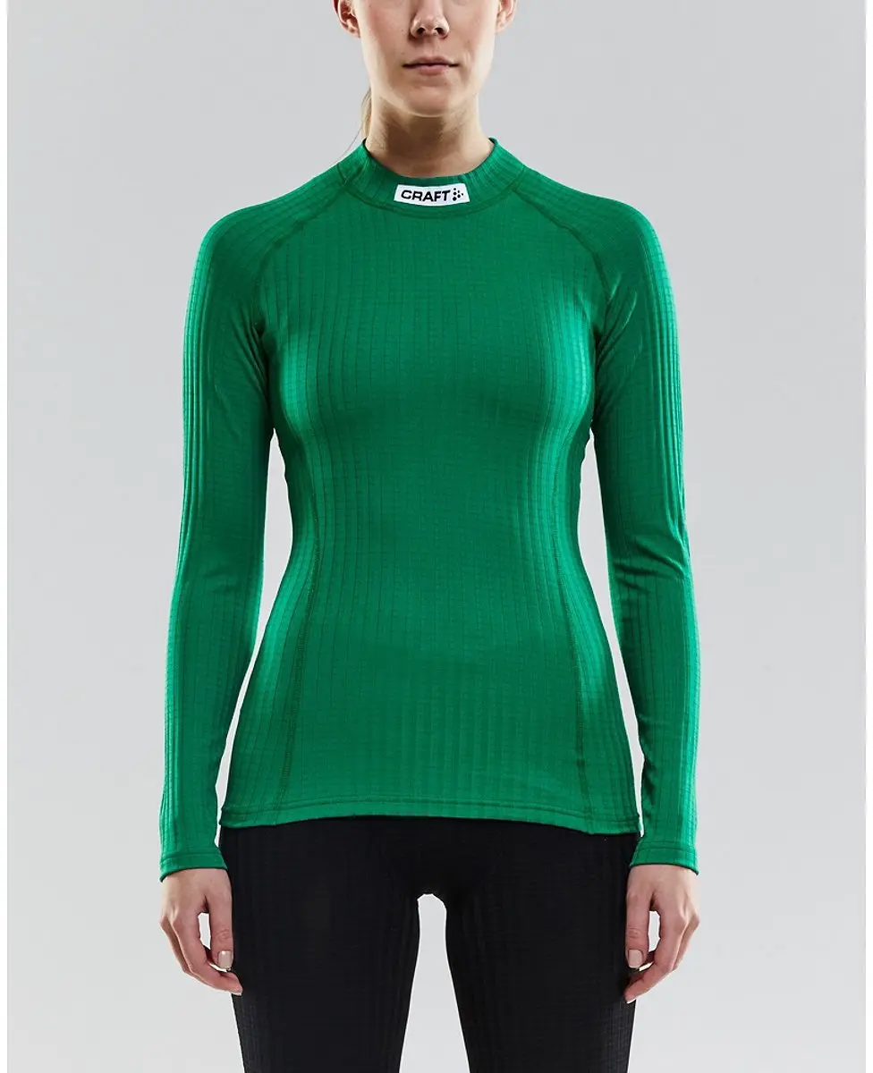 Craft Progress Baselayer Shirt Dames - Lange mouw M - Groen