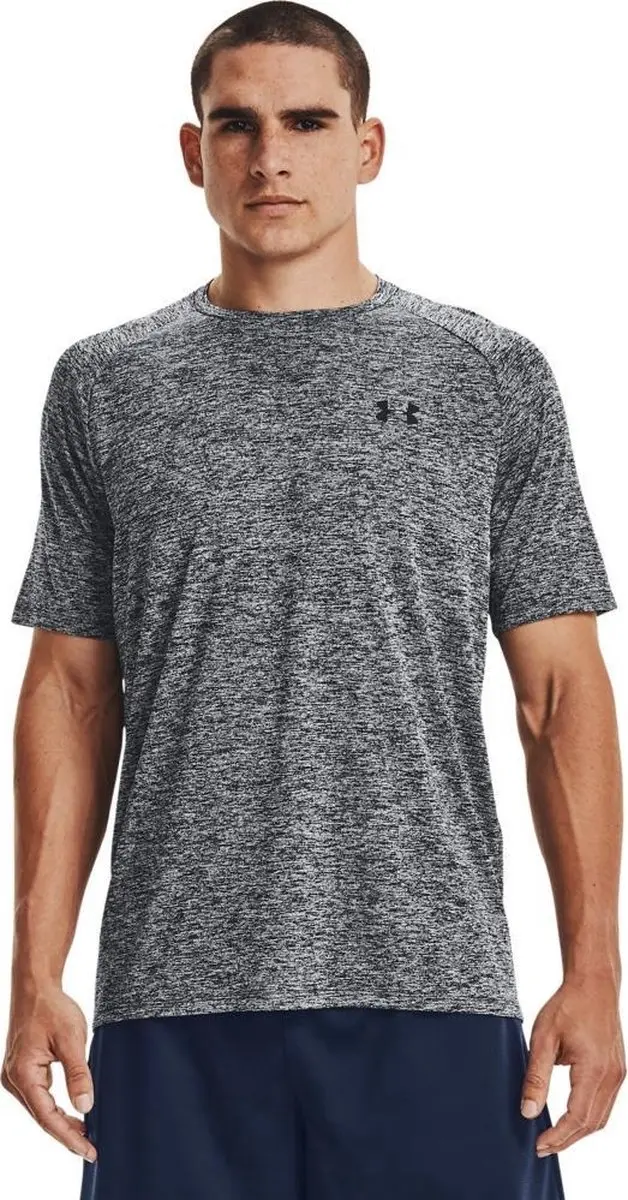 Under Armour UA Tech 2.0 SS Tee Heren Sportshirt - Zwart