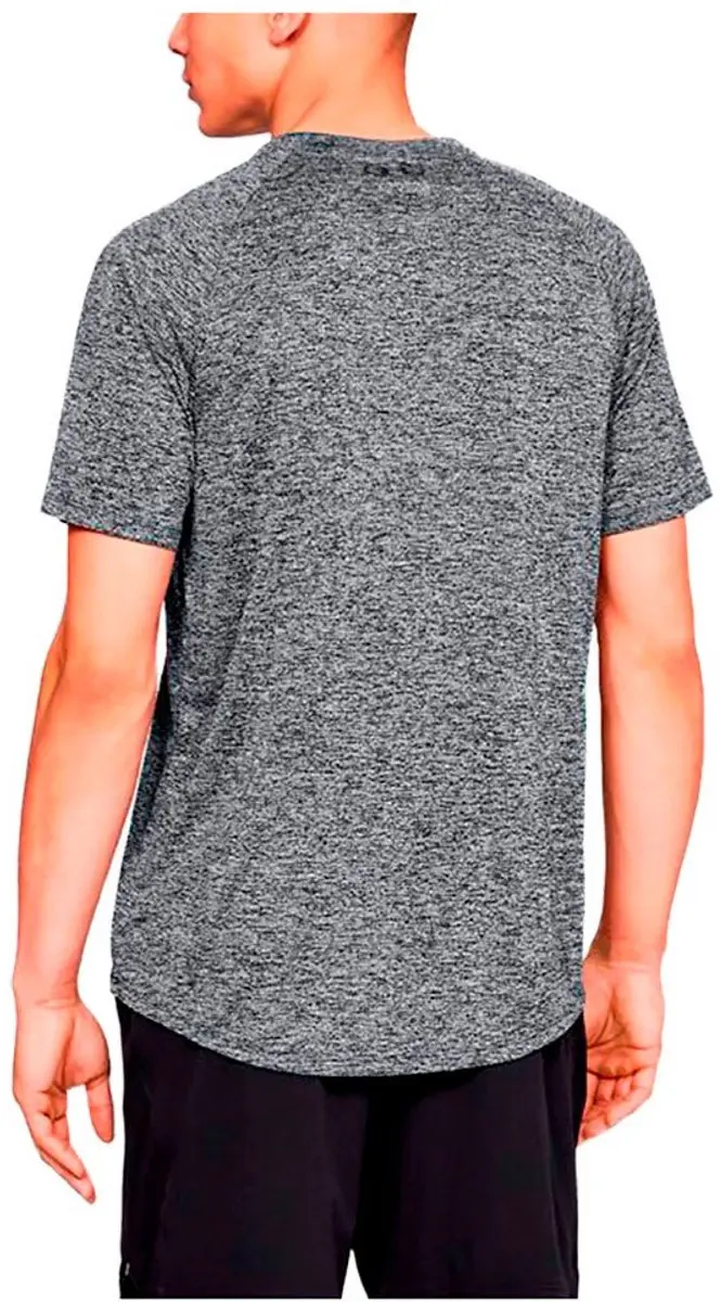 Under Armour UA Tech 2.0 SS Tee Heren Sportshirt - Zwart - afbeelding 6 van 6