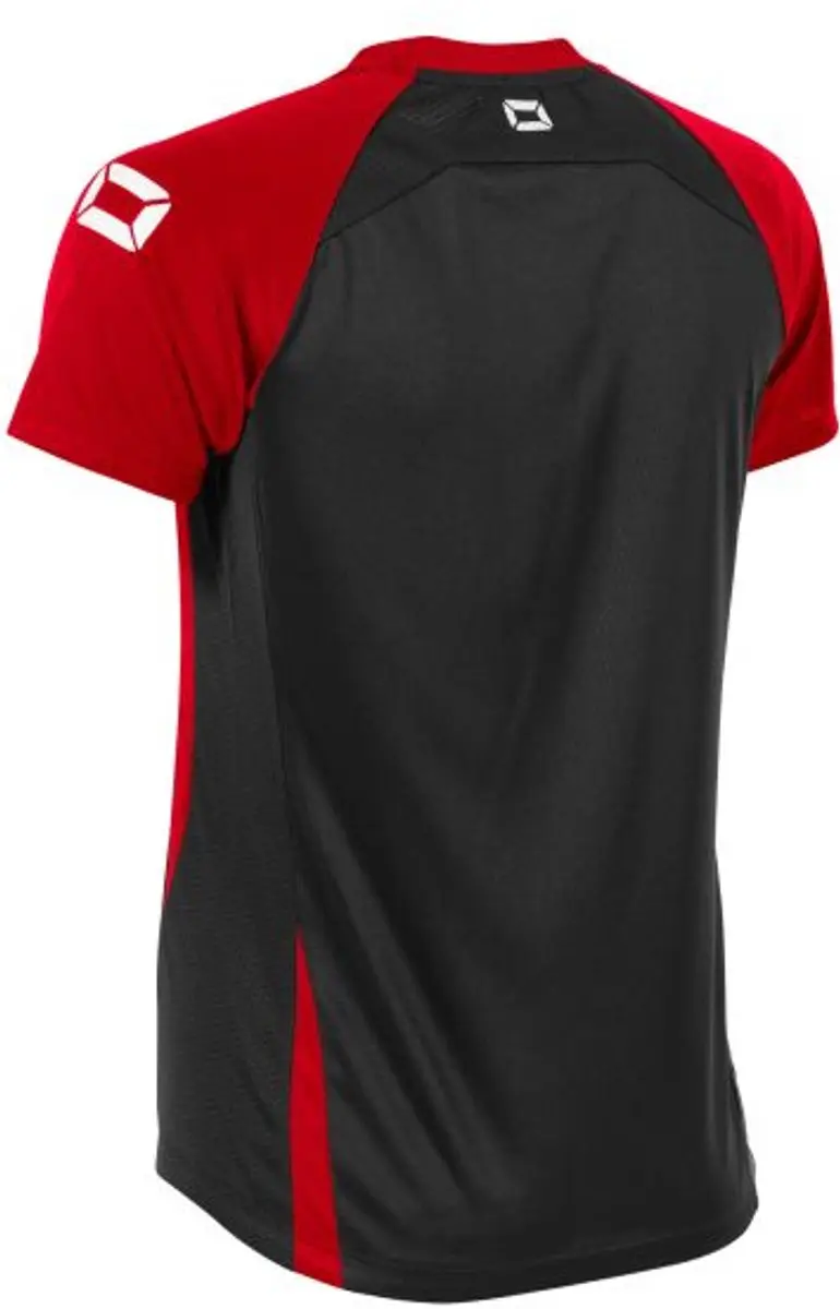 Stanno Stadio T-Shirt Dames - XL - Zwart/Rood - afbeelding 6 van 6