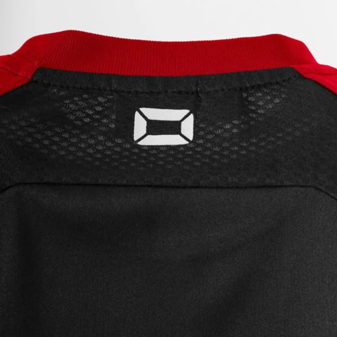 Stanno Stadio T-Shirt Dames - XL - Zwart/Rood