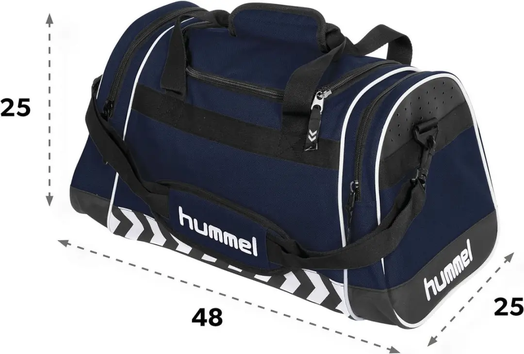 Hummel Sheffield Sporttas - Navy - Maat S