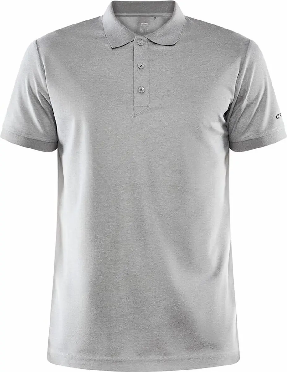 Craft Unify Polo Heren - M - Grijs Gemêleerd - afbeelding 6 van 6