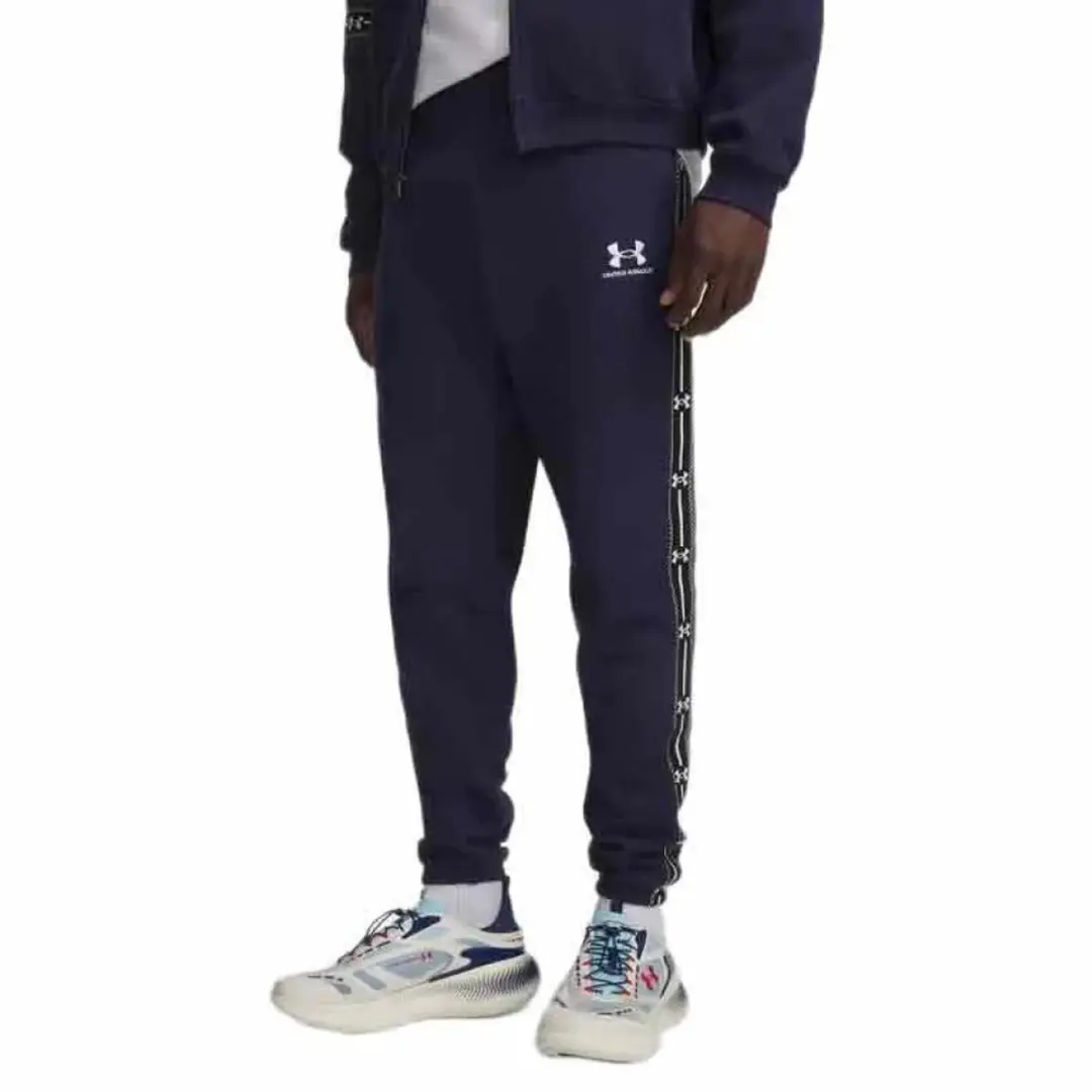 Under Armour Icon Fleece Taped Joggers S - Blauw