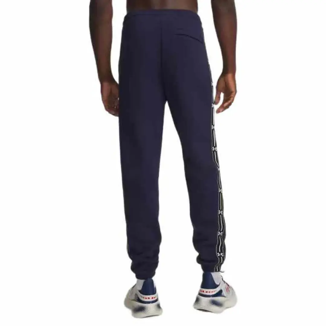 Under Armour Icon Fleece Taped Joggers S - Blauw