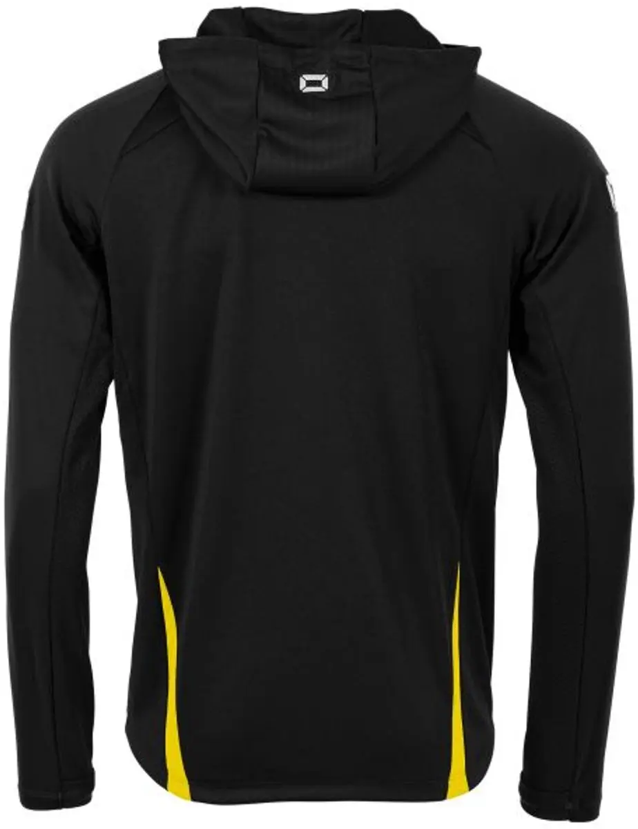 Stanno Stadio Hooded Full Zip Top XXL - Zwart/Geel