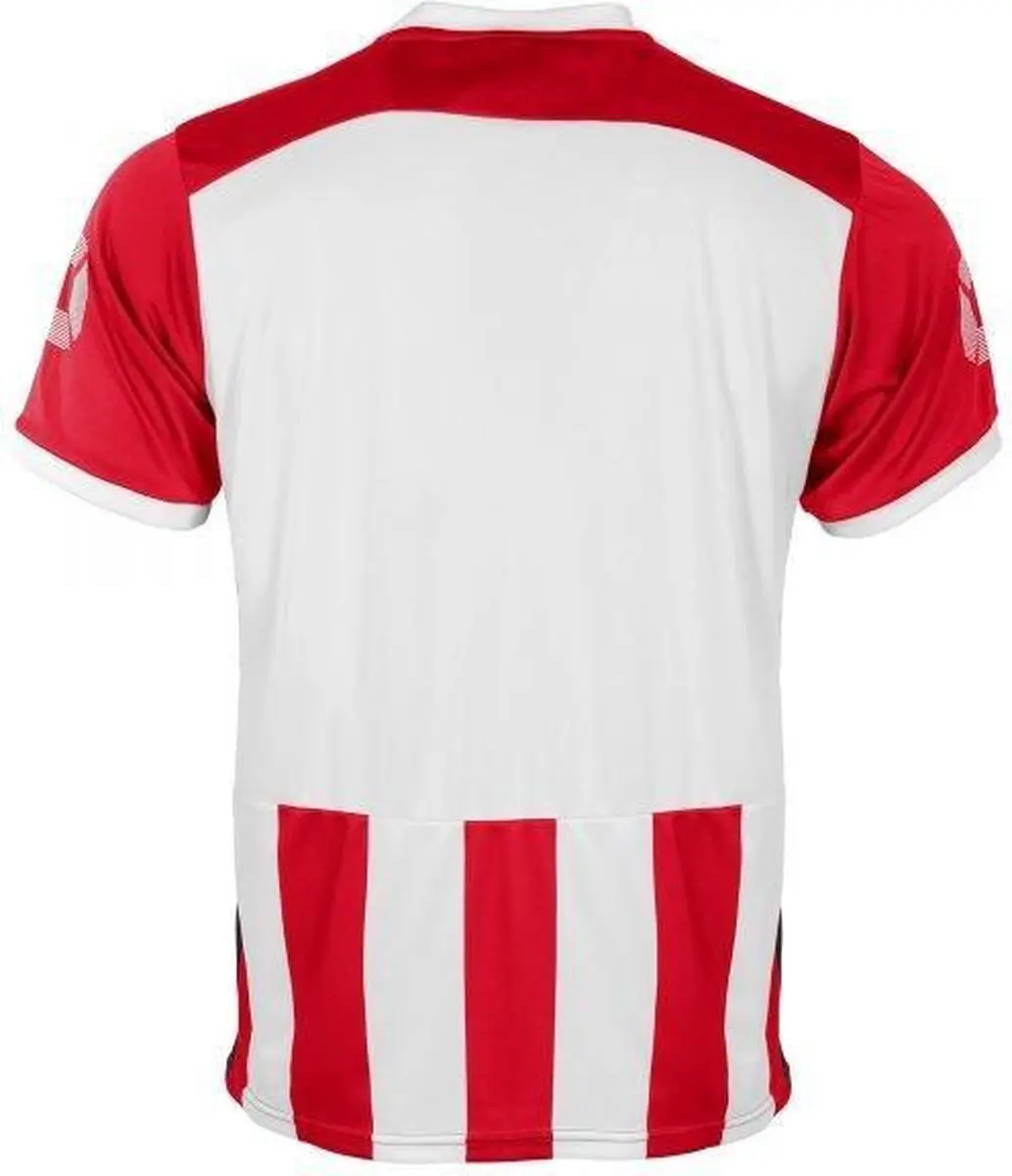 Stanno Brighton Shirt Korte Mouw - Rood/Wit S
