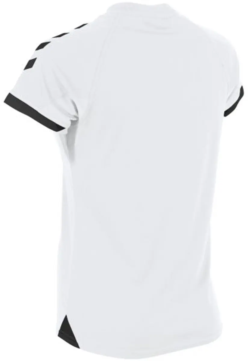 Hummel Fyn Shirt Dames - Korte mouwen - Wit/Zwart - Maat L